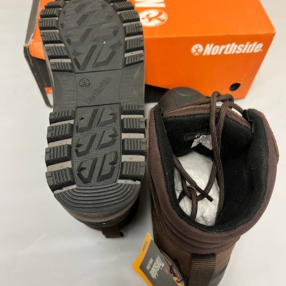 Northside Size 8 Men’s Freestone WaterProof 25F Root Beer Brown 3M Insulated - Picture 3 of 6